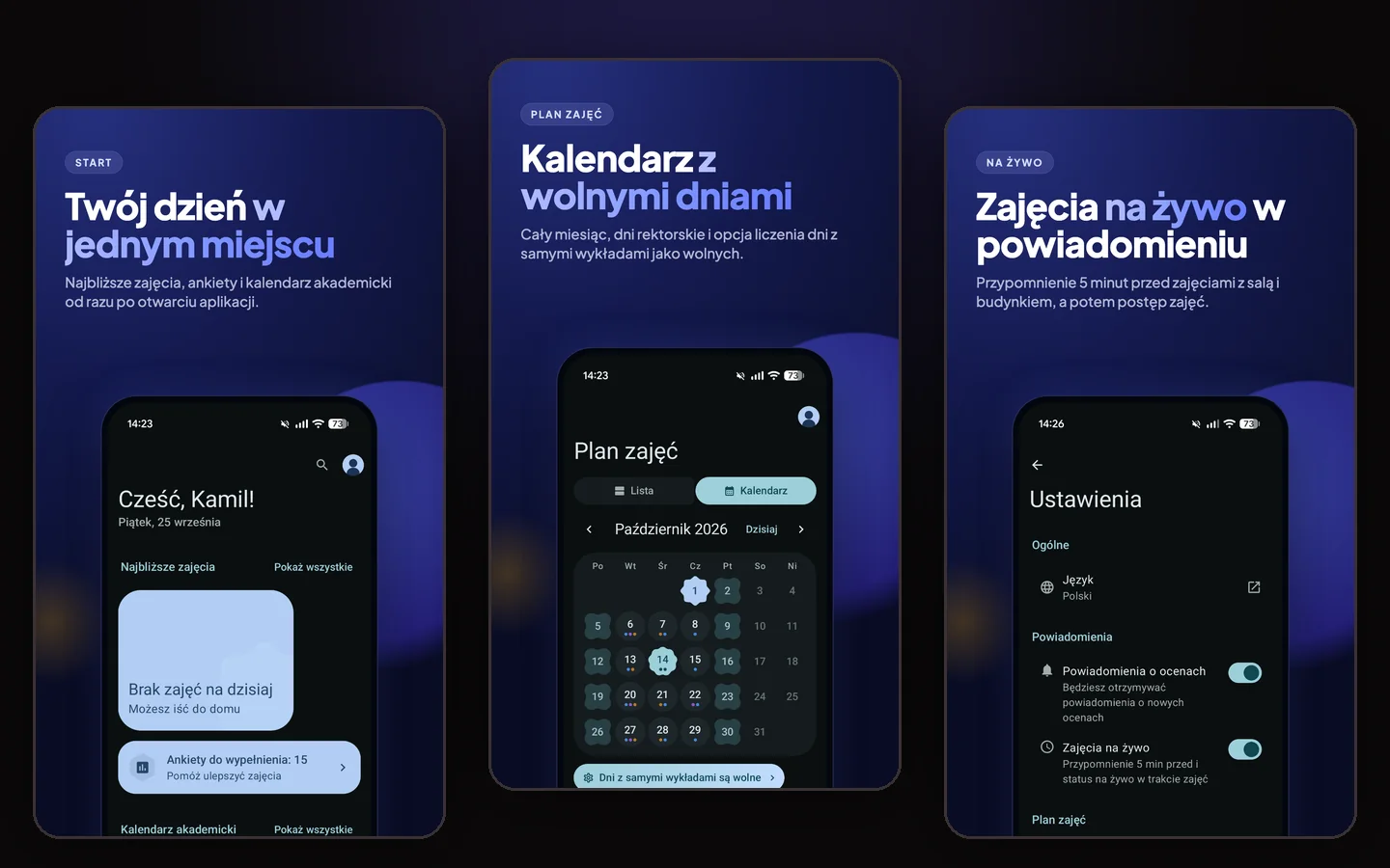 Better USOS: zrzut ekranu