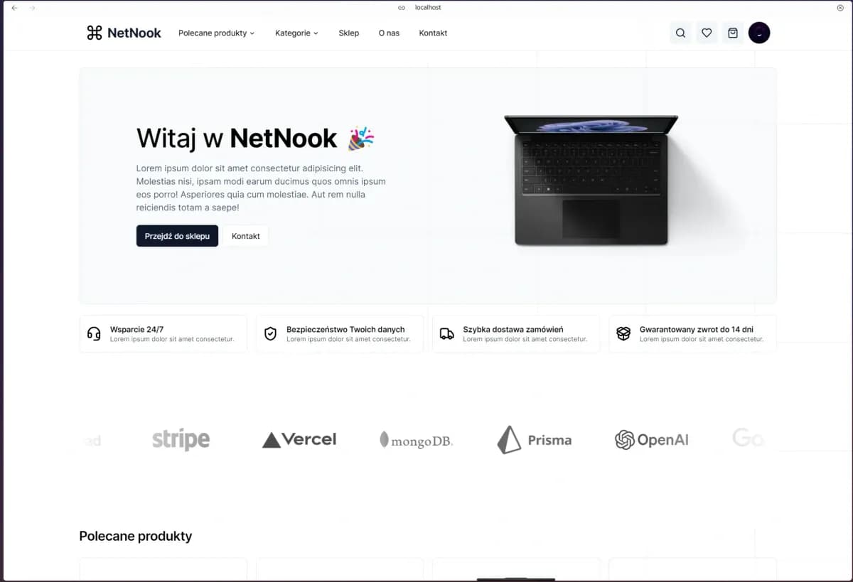 NetNook: zrzut ekranu