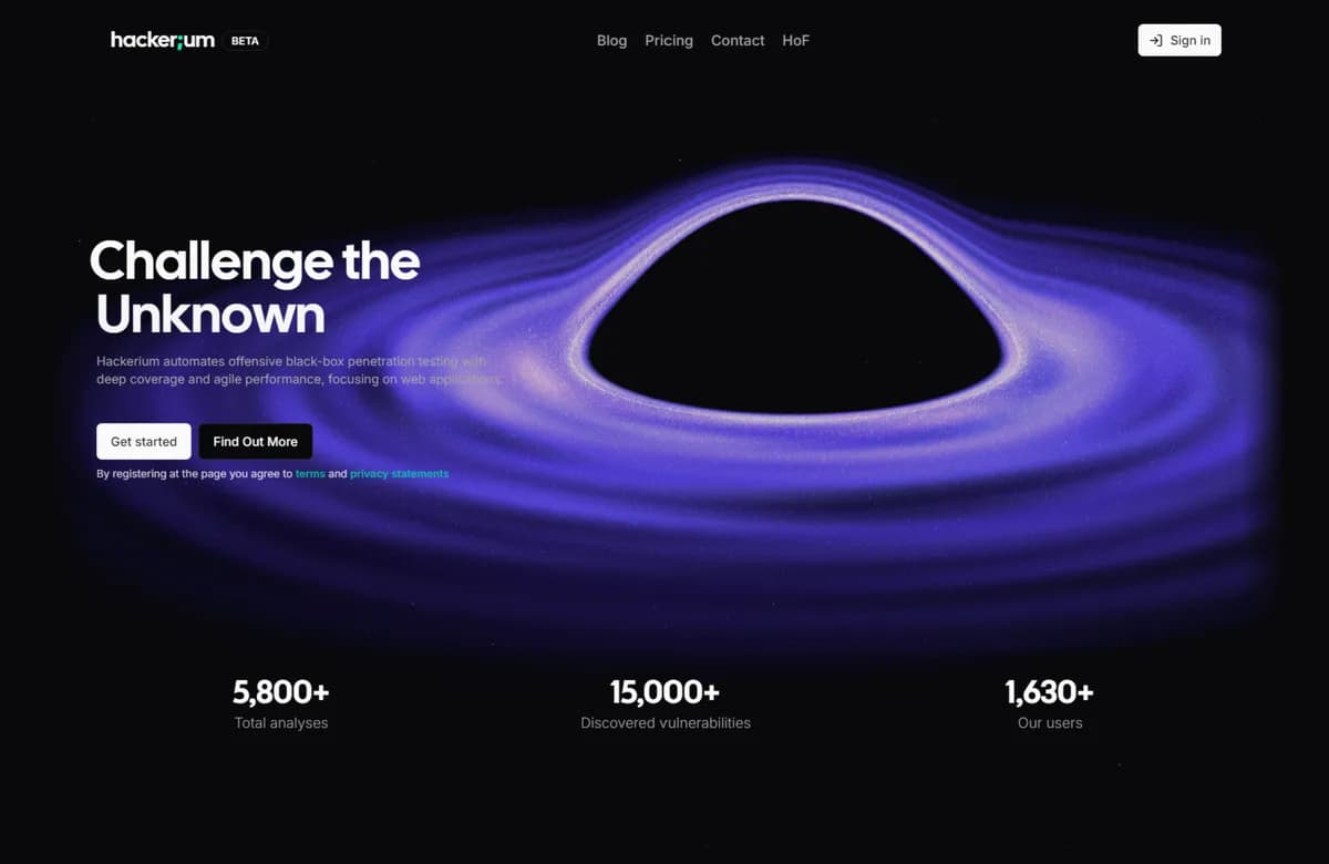 hackerium.io screenshot